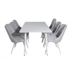 Polar t Spisebordssæt - Grå og Hvid