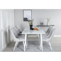 Polar t Spisebordssæt - Grå og Hvid