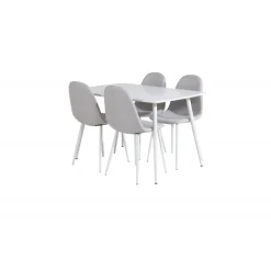 Polar t Spisebordssæt - Lysegrå og Hvid