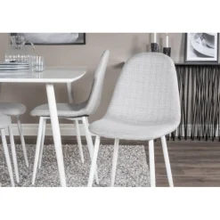 Polar t Spisebordssæt - Lysegrå og Hvid