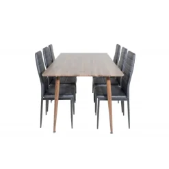 Polar t Spisebordssæt - Sort og Natur