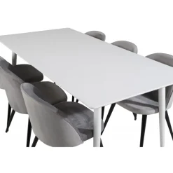 Polar t Spisebordssæt - Sort, Lysegrå og Hvid