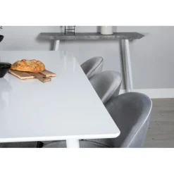 Polar t Spisebordssæt - Sort, Lysegrå og Hvid