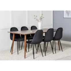 Polar t Spisebordssæt - Sort og Natur