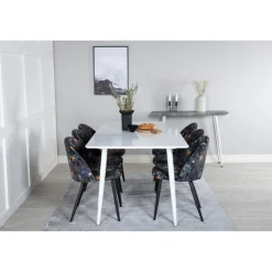 Polar t Spisebordssæt - Sort og Hvid