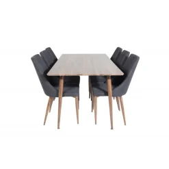 Polar t Spisebordssæt - Sort og Natur