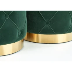 POLLY sæt med to skamler, - Mørkegrøn