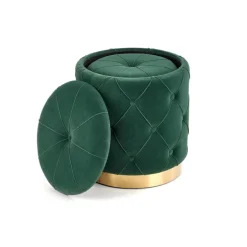 POLLY sæt med to skamler, - Mørkegrøn