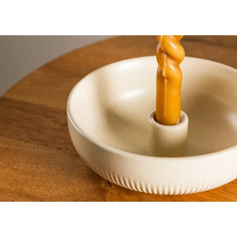 Posh Lysestage - Beige og Sort