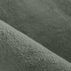 Pouffy Shaggy tæppe Ensfarvet - Grøn