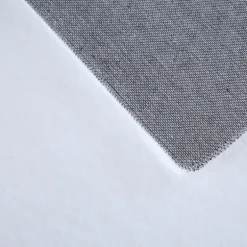 Pouffy Shaggy Tæppeløber Ensfarvet - Hvid