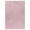 Pouffy Shaggy Tæppeløber Ensfarvet - Rosa