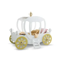 Prinsesse Carriage børneseng Hvid - med Madras 90 x 190 cm