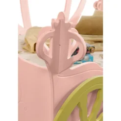 Prinsesse Carriage børneseng Rosa - med Madras 90 x 190 cm