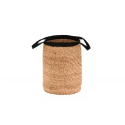 Pune Dekorationskurv - Sort og Natural