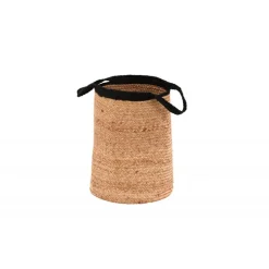 Pune Dekorationskurv - Sort og Natural