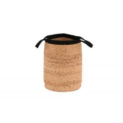 Pune Dekorationskurv - Sort og Natural