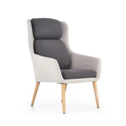 PURIO loungestol, - lyseGrå/MørkeGrå