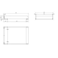Pusleenhed til kommode – Erik, hvid