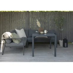 Ramos Have Hjørnesofa Sæt - Sort,Grå