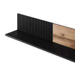 RANDOM P-1 hængende hylde, - wotan eg/Sort