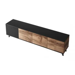 RANDOM RTV-3 TV bord 200 cm, wotan eg / Sort