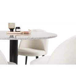 Razzia Rund Spisebordssæt - Beige og Sort og Grå