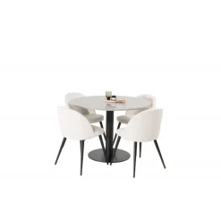 Razzia Rund Spisebordssæt - Beige og Sort og Grå