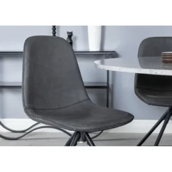 Razzia Rund Spisebordssæt - Sort og Grå