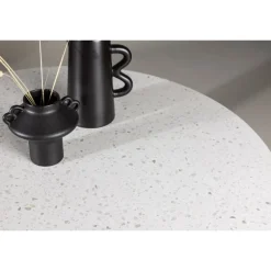 Razzia Rundt spisebord - Sort og Hvid