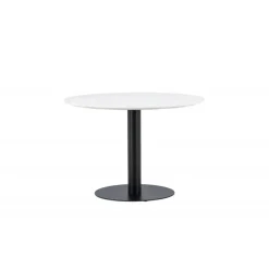 Razzia Rundt spisebord - Sort og Hvid