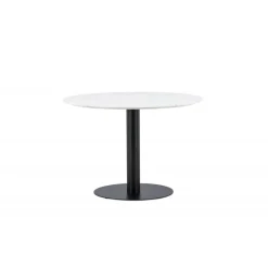 Razzia Rundt spisebord - Sort og Hvid