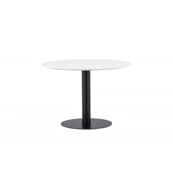 Razzia Rundt spisebord - Sort og Hvid