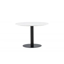 Razzia Rundt spisebord - Sort og Hvid