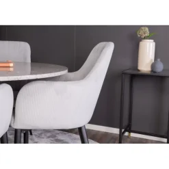 Razzia Rundt Spisebordssæt - Sort og Grå