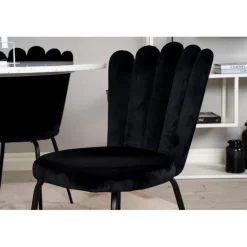 Razzia Rundt Spisebordssæt - Sort og Hvid