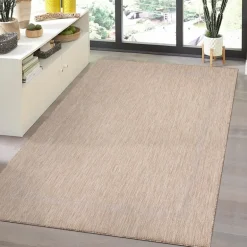 Relax Udendørs tæppe Ensfarvet - Beige