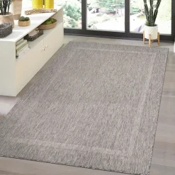 Relax Udendørs tæppe Ensfarvet - Grå