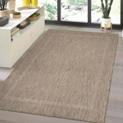 Relax Udendørs tæppe Ensfarvet - Brun