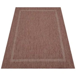 Relax Udendørs Tæppeløber Ensfarvet - Rød