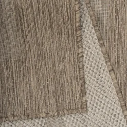 Relax Udendørs Tæppeløber Ensfarvet - Brun