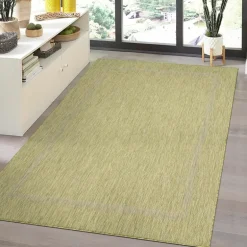 Relax Udendørs Tæppeløber Ensfarvet - Grøn