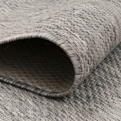 Relax Udendørs Tæppeløber Ensfarvet - Grå