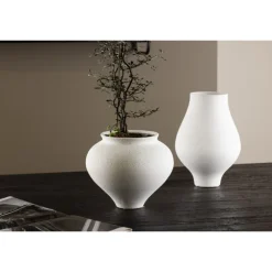 Rellis Vase - Sort og Hvid