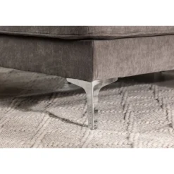 Remis 3 personers chaiselongsofa - Krom og Mørkegrå