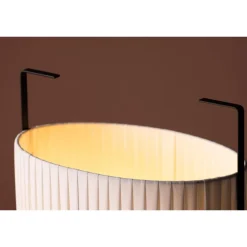 Rennes - Lille Gulvlampe - Beige og Sort