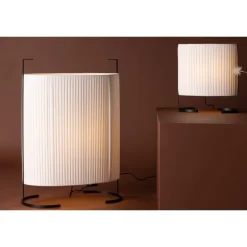 Rennes - Stor Gulvlampe - Beige og Sort