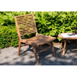 Ribbon Lounge Stol - Natur