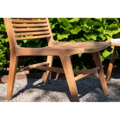 Ribbon Lounge Stol - Natur