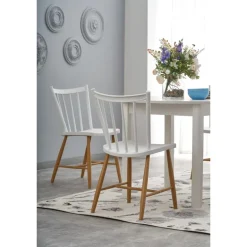 RINGO Rundt spisebord med udtræk 102cm udvides til 142cm - Hvid